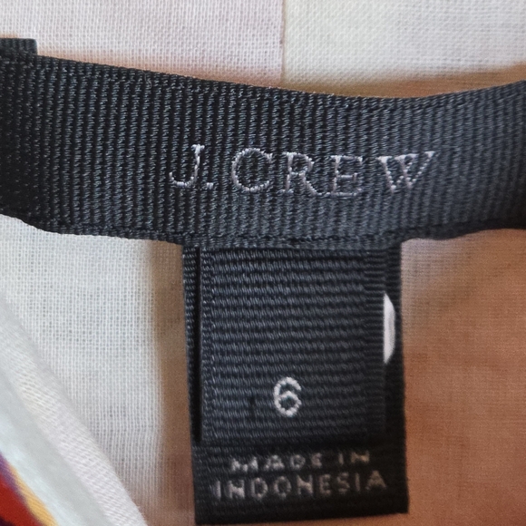 J. Crew Women's Floral Sleeveless Button Down Dress Pockets Belted Fairy Chic 6 - Picture 15 of 16